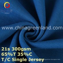 T65 / C35 Baumwolle Polyester Strick Jersey Stoff für Kleidung Shirt (GLLML387)